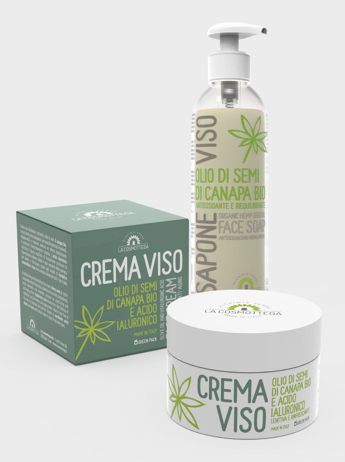 La-Cosmottega-promo-2-Olio-Semi-di-Canapa-bio-e-CREMA-VISO-Canapa-bio